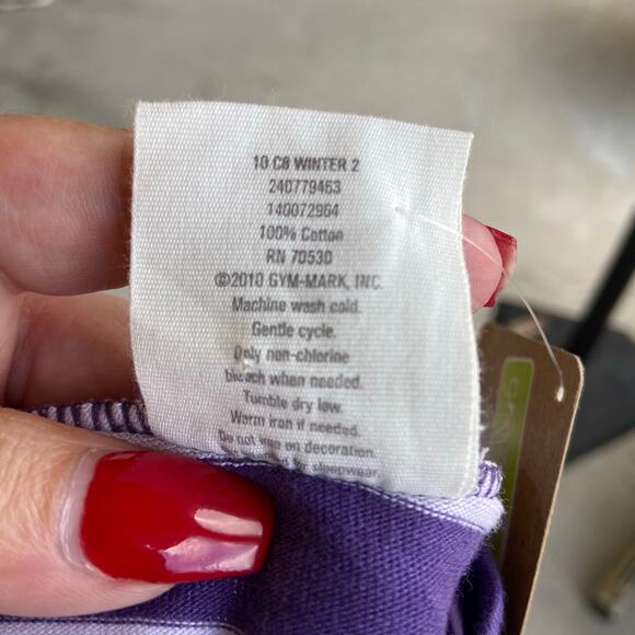 Crazy‎ 8 Girls Dress Size Small 5 6 Purple Striped Tres Chic Knit Ties Belt NEW - Picture 6 of 7